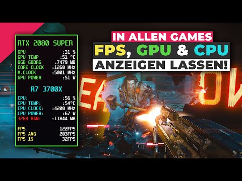 Display FPS, GPU & CPU values ​​in ALL games: MSI Afterburner Tutorial 2025