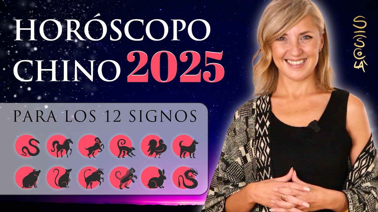HOROSCOPO CHINO 2025 PARA LOS 12 SIGNOS AÑO SERPIENTE 2025 🐍