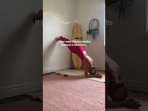 Wall Pilates Changed EVERYTHING #pilates #fitness #fitnessgirl #girl #shorts