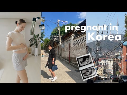 my first trimester in Seoul 💚 date in Bukchon Hanok Village, pregnancy skincare routine & cravings