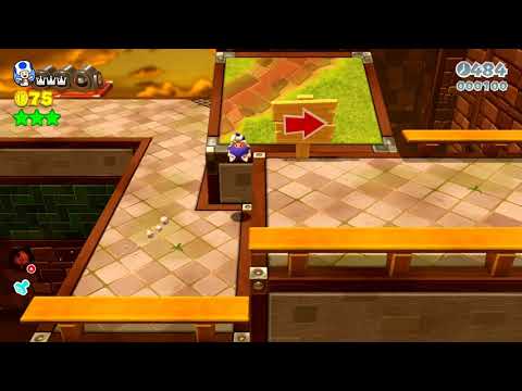 Super Mario 3D World (Switch) 6-6 Speedrun - Time: 32 (Former WR)