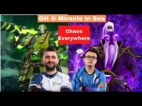 DOTA 2 : MIracle Void Spirit Vs GH Earthspirit in Sea Server Total Chaos