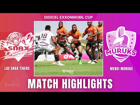 Lae Snax Tigers vs Mendi Muruks | Match Highlights | Digicel ExxonMobil Cup | Grand Final Qualifier