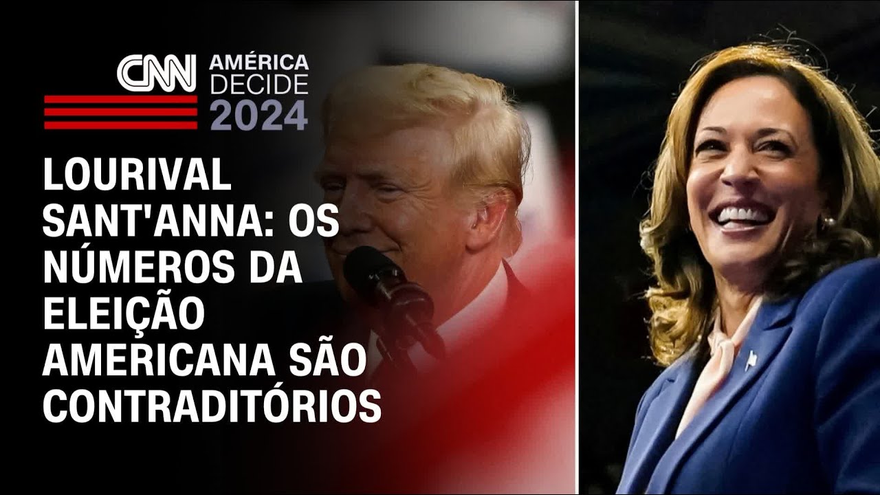 Lourival Sant'Anna: Os números da eleição americana são contraditórios | CNN PRIME TIME