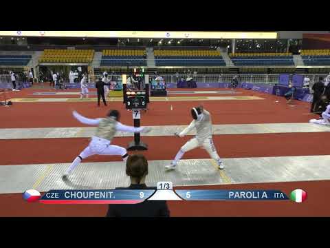Doha 2021 SMF - L64 - Choupenitch CZE v Paroli ITA