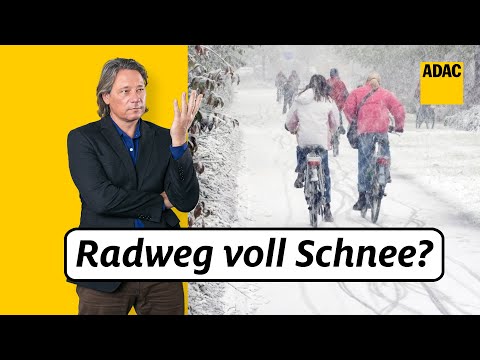 Radweg voll Schnee: Wo dürft/müsst Ihr fahren? | ADAC | Recht? Logisch!