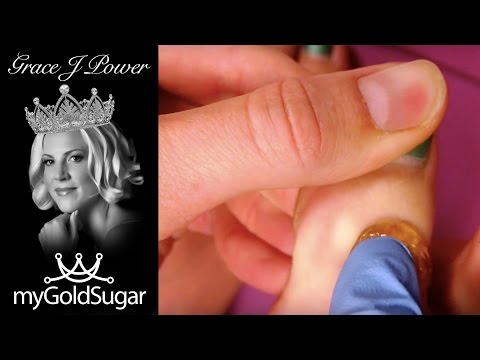 Top of Feet Sugaring with My Gold Sugar - Vadazzle.com