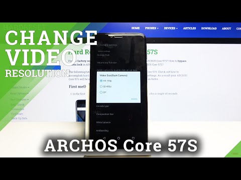How to Change Video Resolutions in ARCHOS Core 57S – Video Quality