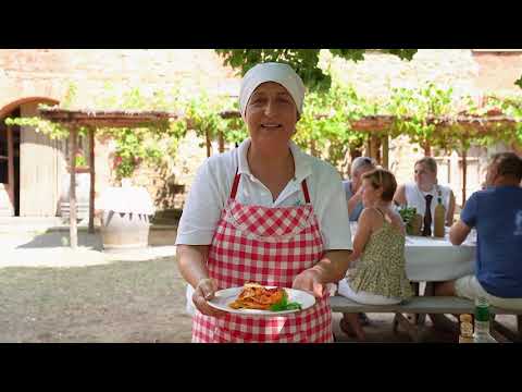 Hoje no La Vialla Stefania faz lasanha com Guazzabuglio e molho pecorino