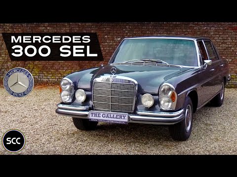 MERCEDES 300 SEL 6.3 Automatic 1971 - Driving Mercedes-Benz subtle V8 engine sound | SCC TV