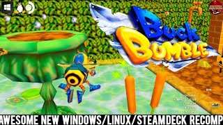 You Need To Play This New Buck Bumble PC Recomp #buckbumble #remasteredgames #fangame