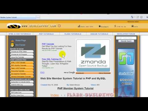 PHP MySQL Member System Foundation Showcase