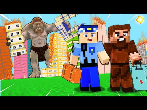 CANAVAR KAZIM ŞEHRİMİZİ PARÇALADI! 😱 - Minecraft