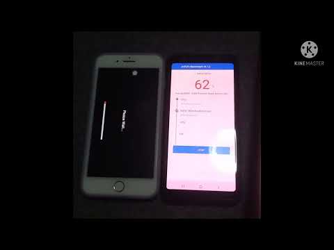 Samsung Galaxy A7 2018 VS Iphone 7 Plus Antutu Benchmark Test
