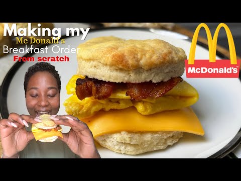 MAKING MY MCDONALDS BREAKFAST ORDER FROM SCRATCH