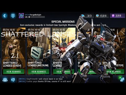 [Transformers: Forged To Fight] Shattered Lenses 2.1 Master Difficulty