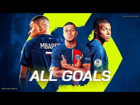 ALL GOALS : Kylian Mbappé (PSG) | 2023-24 | Ligue 1 Uber Eats