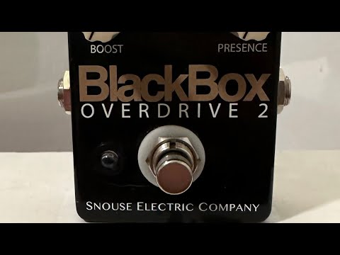 Snouse Electric Company BlackBox 2 Overdrive Pedal Demo