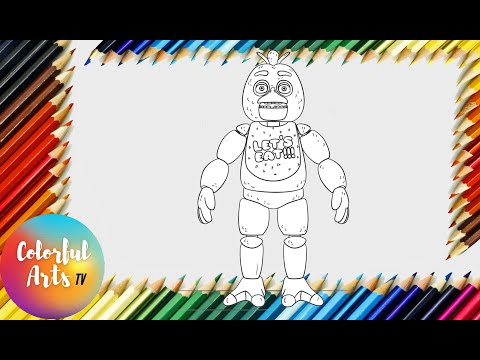 FNaF CHICA Coloring Page | Five Nights at Freddy's | Sub Urban - Cradles [NCS Release]