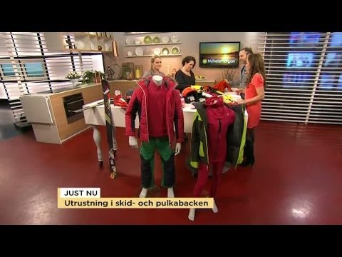 Utrustning i skid- och pulkabacken för sportlovsfirare - Nyhetsmorgon (TV4)
