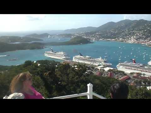 Zahid at Paradise point(using skyride near havenside dock) -St thomas