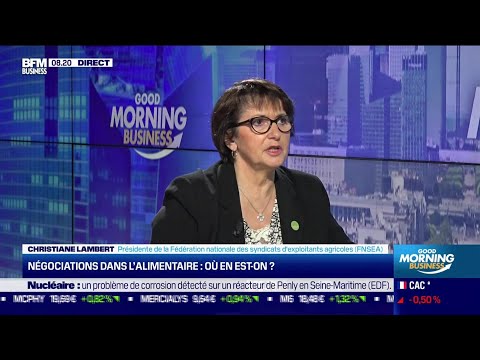 Christiane Lambert (FNSEA) : On est-on sur les négociations dans l'alimentaire ?