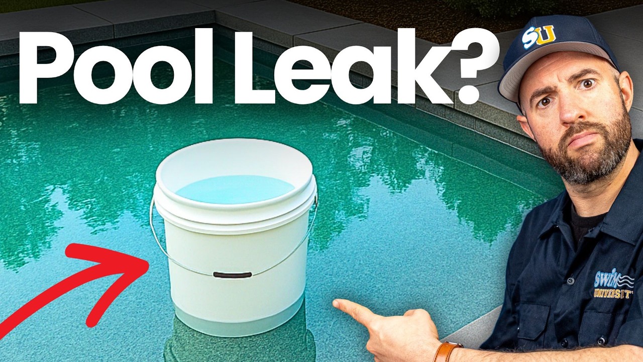 Pool Bucket Test Video - How to Find a Pool Leak