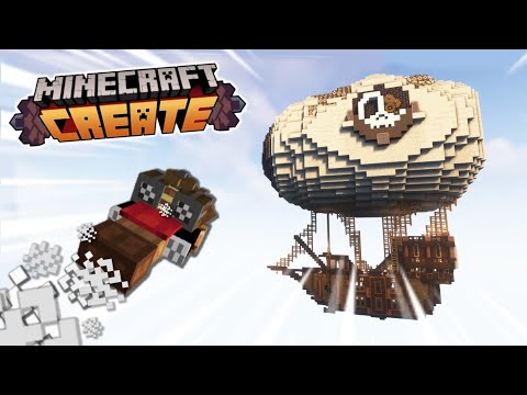 Insane Minecraft Jetpack Crafting & Flying Ship Build!