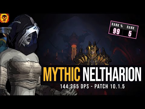 Shadow Priest PoV | Mythic Neltharion - First Kill! | Rank 5 - WoW Patch 10.1.5