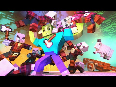 EPIC SHAPE-SHIFTING BATTLE – Minecraft Animation