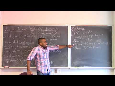 Math 346 Lecture 000 - Crash course on proofs part 3; How to think about matrices