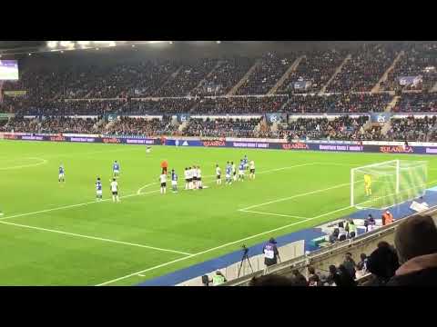 Strasbourg vs Reims 1-1 (splendid free kick Jean-Ricner Bellegarde - last minute of the match)