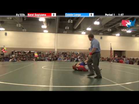 FILA Cadet 60 kg / 132.25 lbs. - Koral Sugiyama vs. Cassie Lange