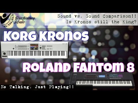 Korg Kronos vs Roland Fantom 8: Sound vs Sound Comparison! Is Kronos still King?