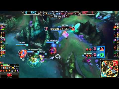 Febiven Insane Burst Damage with Leblanc - SKT vs FNC - Game 2 - League of Legends