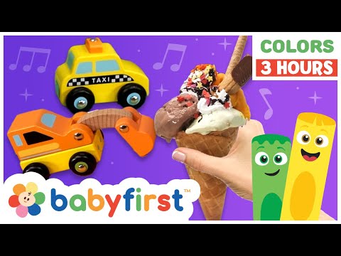 Toddler Learning Video | COLOR CREW - FULL COMPILATION | Songs, Magic & More | 3 Hours | BabyFirstTV