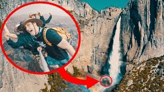 WE HIKED UNDER A GIANT 1,000 FOOT WATERFALL!