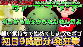 【地獄のポゴ1日目】9時間分の発狂まとめ【結婚】