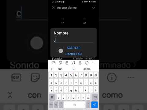 App Reloj del celular, como poner una Alarma despertador