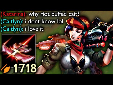 BUFFED CAITLYN IS REALLY BROKEN (PATCH 12.11)