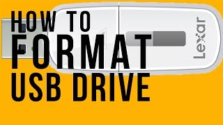 LEXAR USB drive set up guide/ how to format in Mac