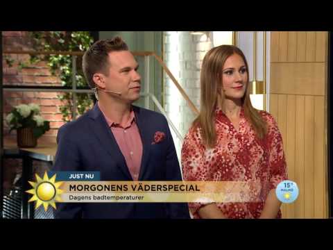 Här blir badvädret finast idag  - Nyhetsmorgon (TV4)
