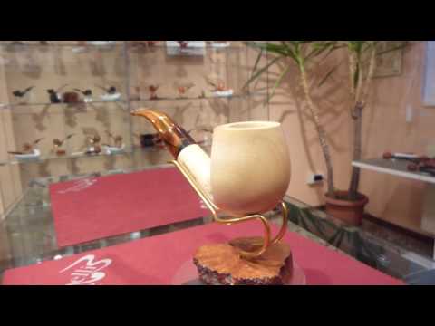 Brand new lemon wood pipe PARONELLI giant bent handmade - item number 401287640536