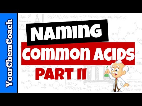 Practice Naming Acids | Part II Video