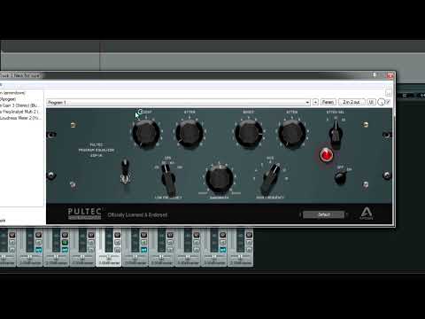 Pultec EQP1A Hardware vs Apogee Plugin Software Equality Clone Emulation Pulse Technologies Software