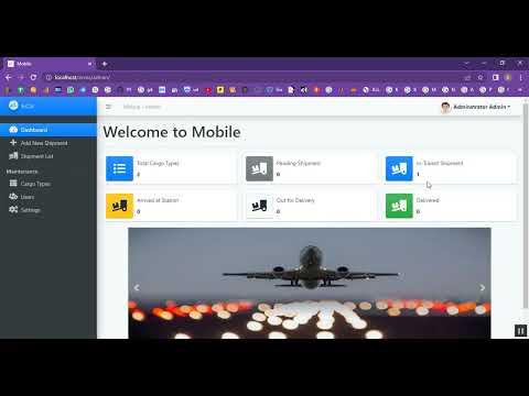Cargo Shipment Management System in PHP Application Projects