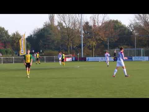 (A) ASC Nieuwland JO15-1 vs Huizen JO15-1 op 4-11-17