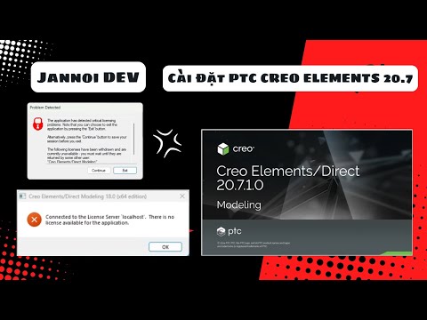 Setup Creo Elements Direct Modeling 20.7|Cài Đặt Creo Elements Direct Modeling 20.7
