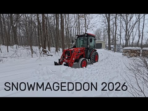 Snowmageddon 2026-Snowstorm Cleanup with the Kioti