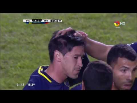 Gol de Pérez (2-0) / Boca Juniors 2-0 San Lorenzo - Amistoso 2016